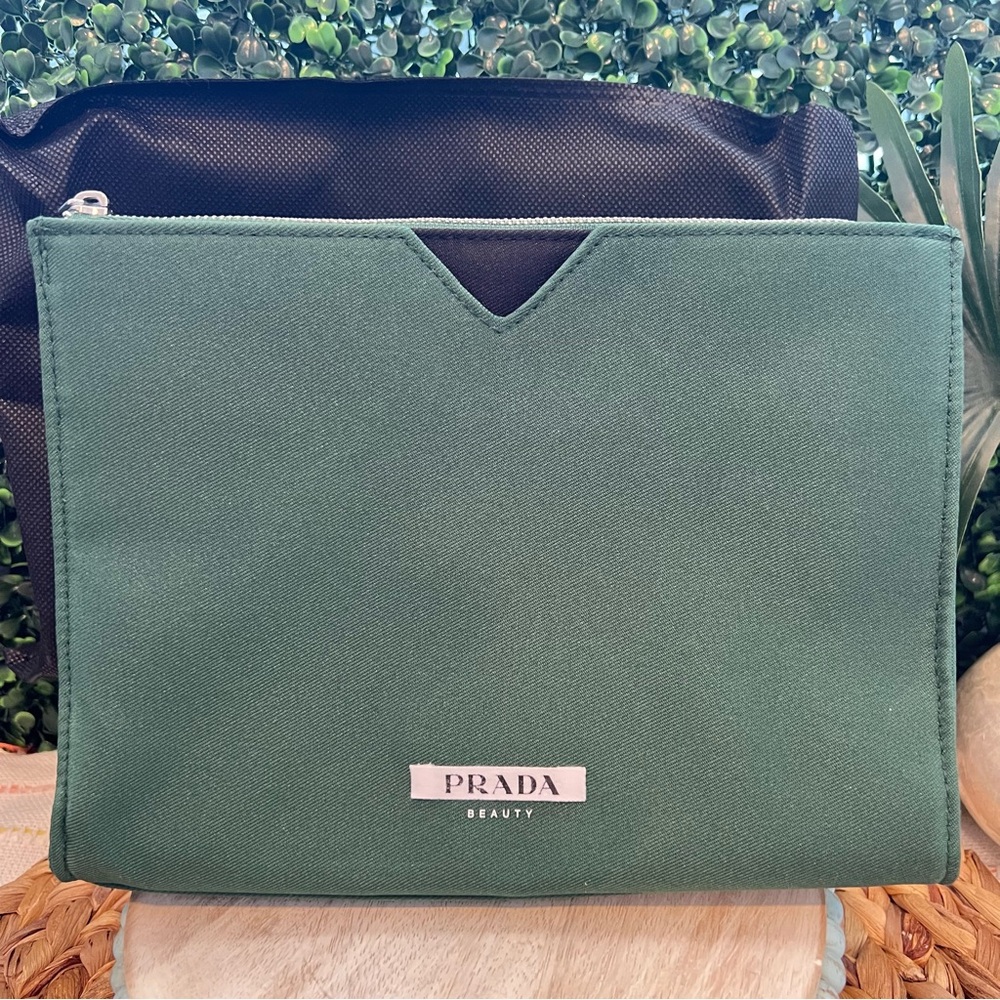 New Prada Beauty Gift Set | Paradoxe | Emerald Green Cosmetic Organizer | Travel - Picture 4 of 14